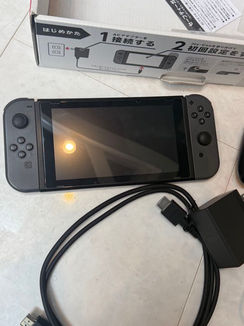 ゆNintendo Switch 本体 グレー ブラック