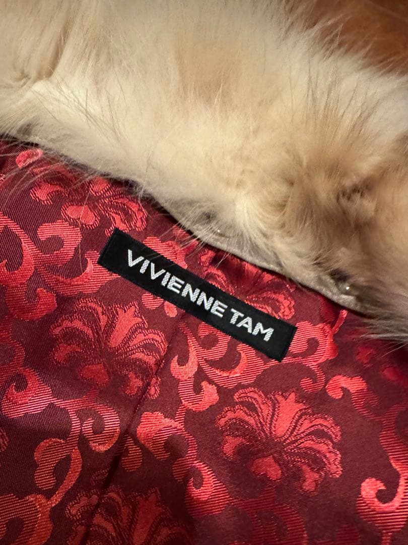 VIVIENNE TAM ✨ヴィヴィアンタム羊革コート　毛皮付き✨