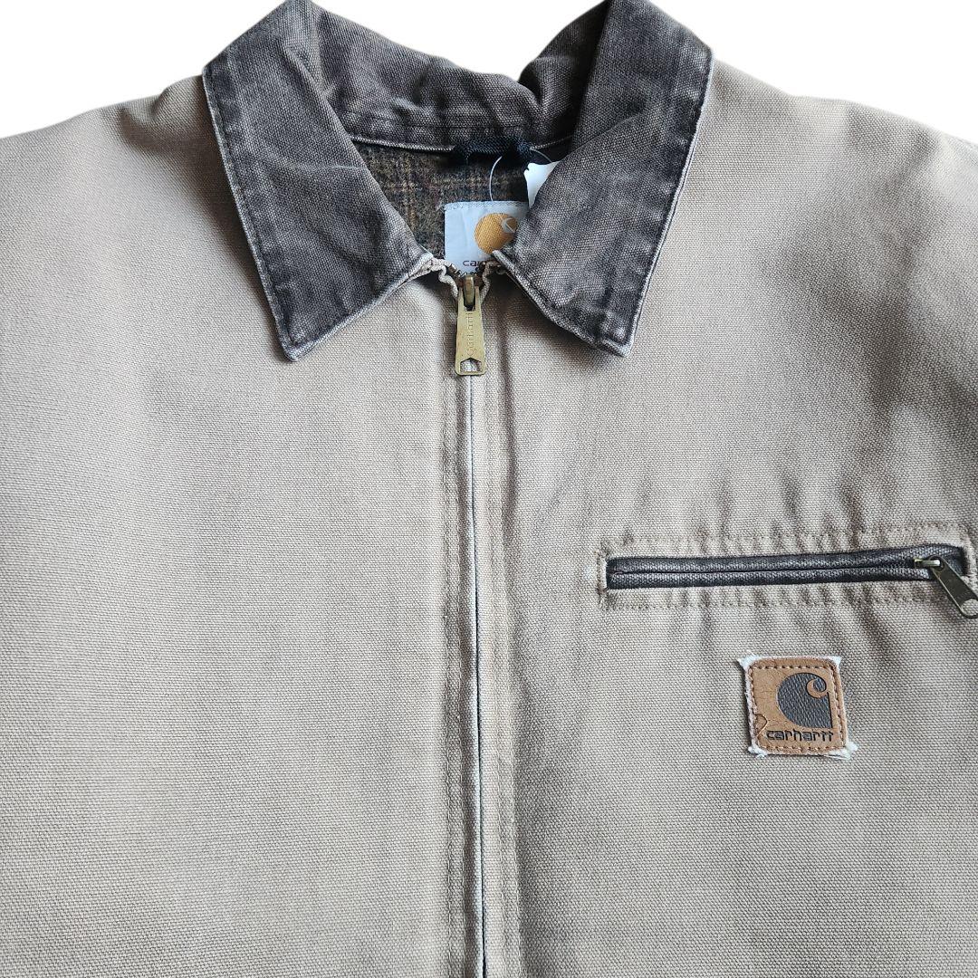 90s~00s Carhartt　デトロイトジャケット　サンドベージュ系　XL