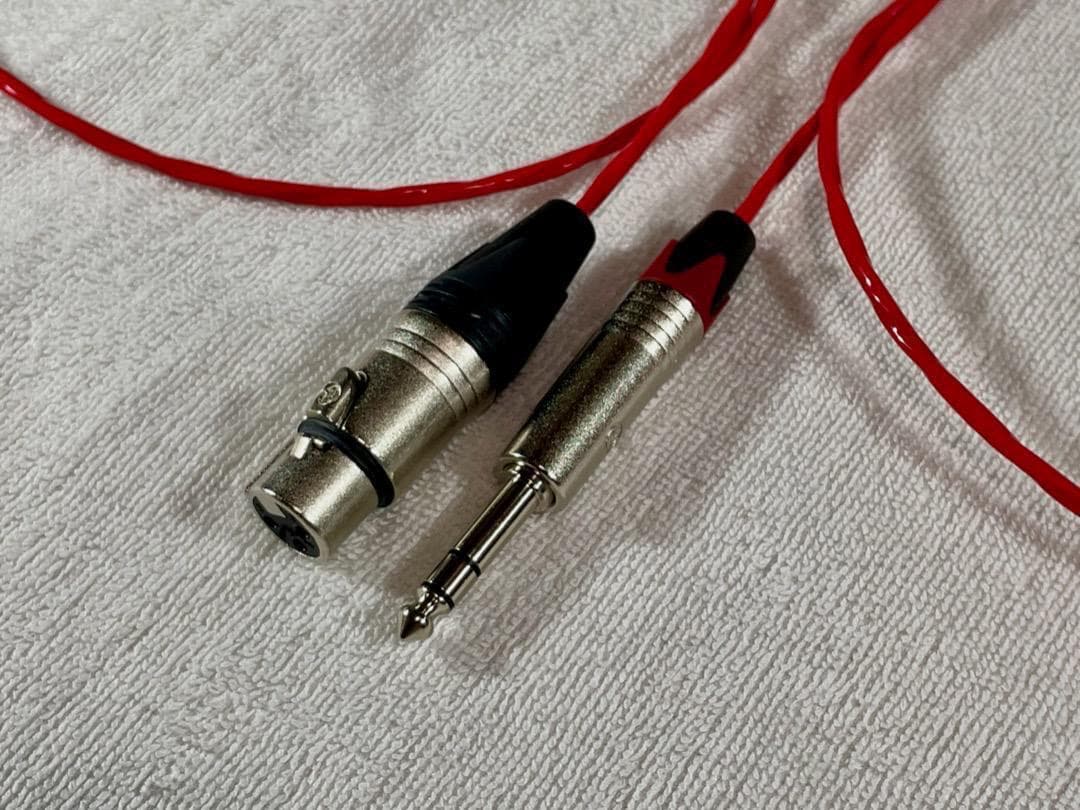 ☆BELDEN 88760 XLRメス-TRSフォンプラグ 1m 2本 新品