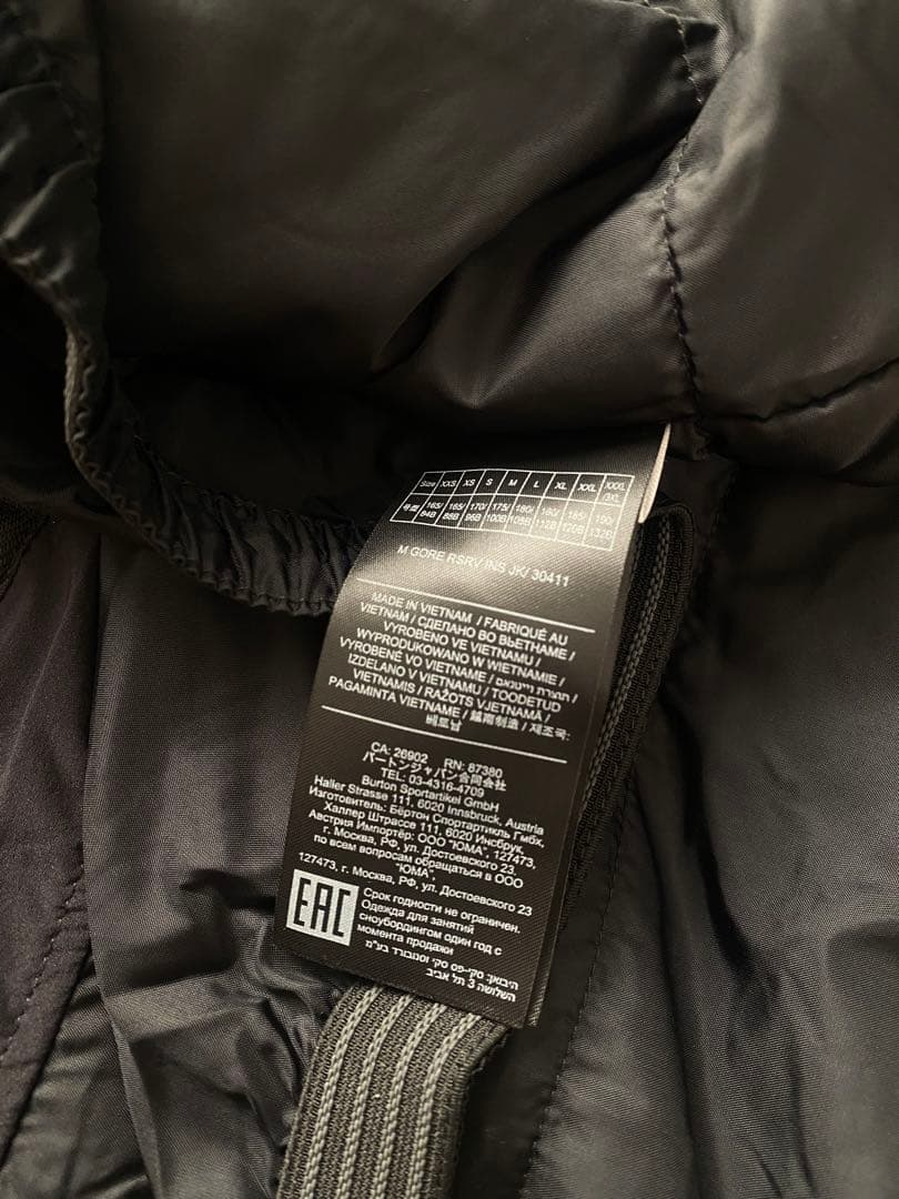 tomo　Men's Burton Reserve GORE-TEX