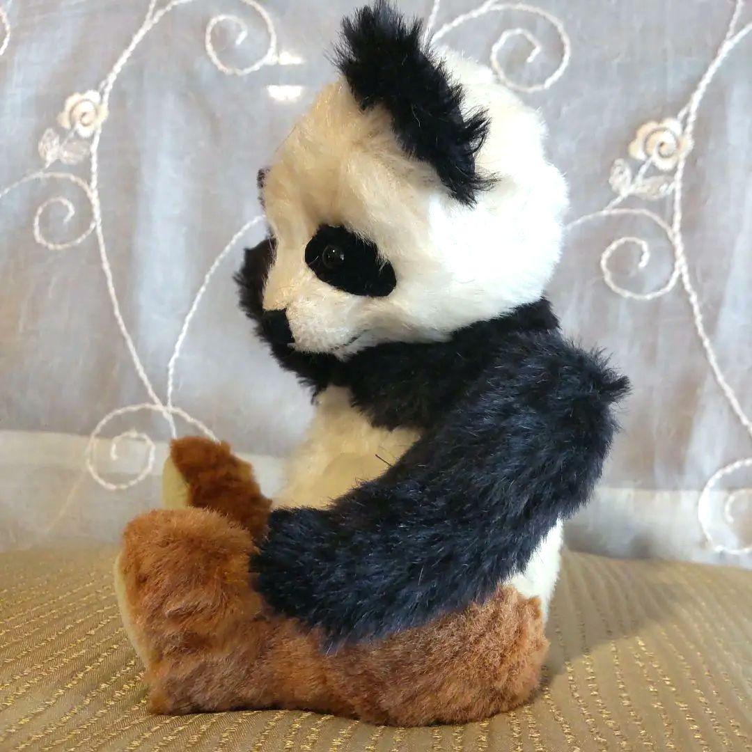 パンダ　テディベア　ブラウン　国内作家様　約20cm