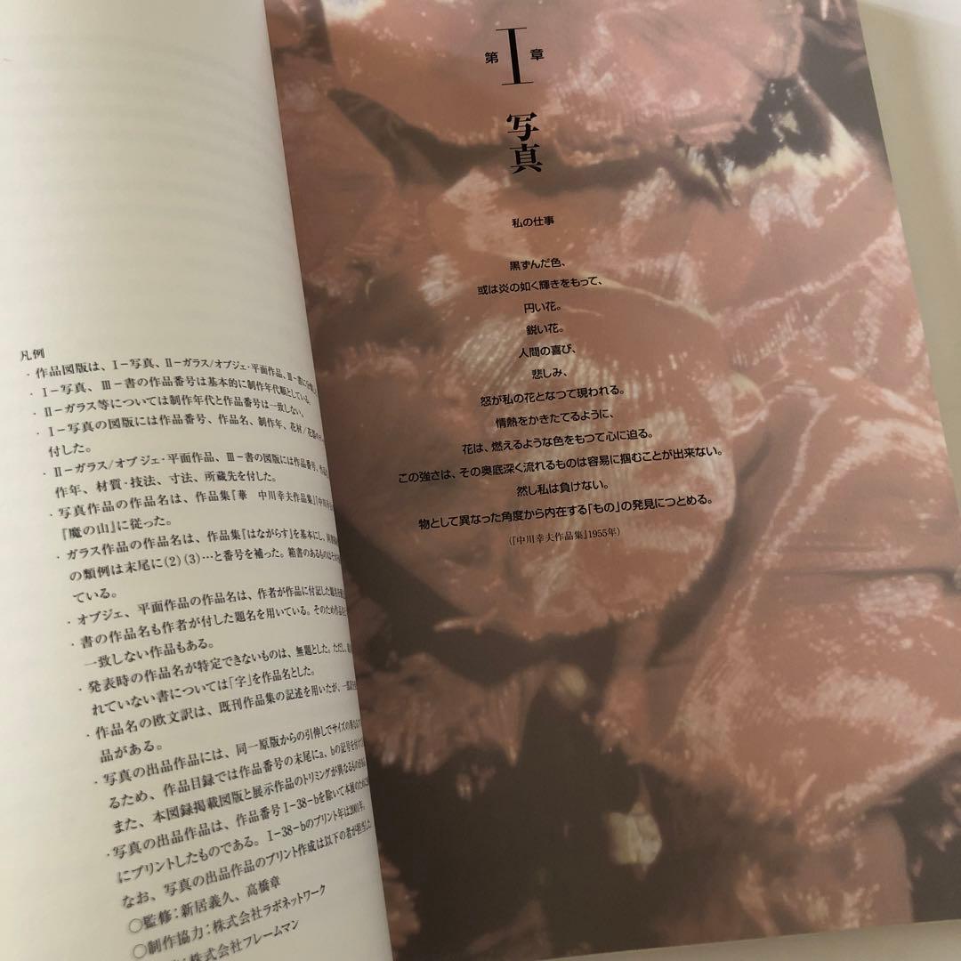 花人 中川幸夫の写真・ガラス・書 いのちのかたち 2005-06
