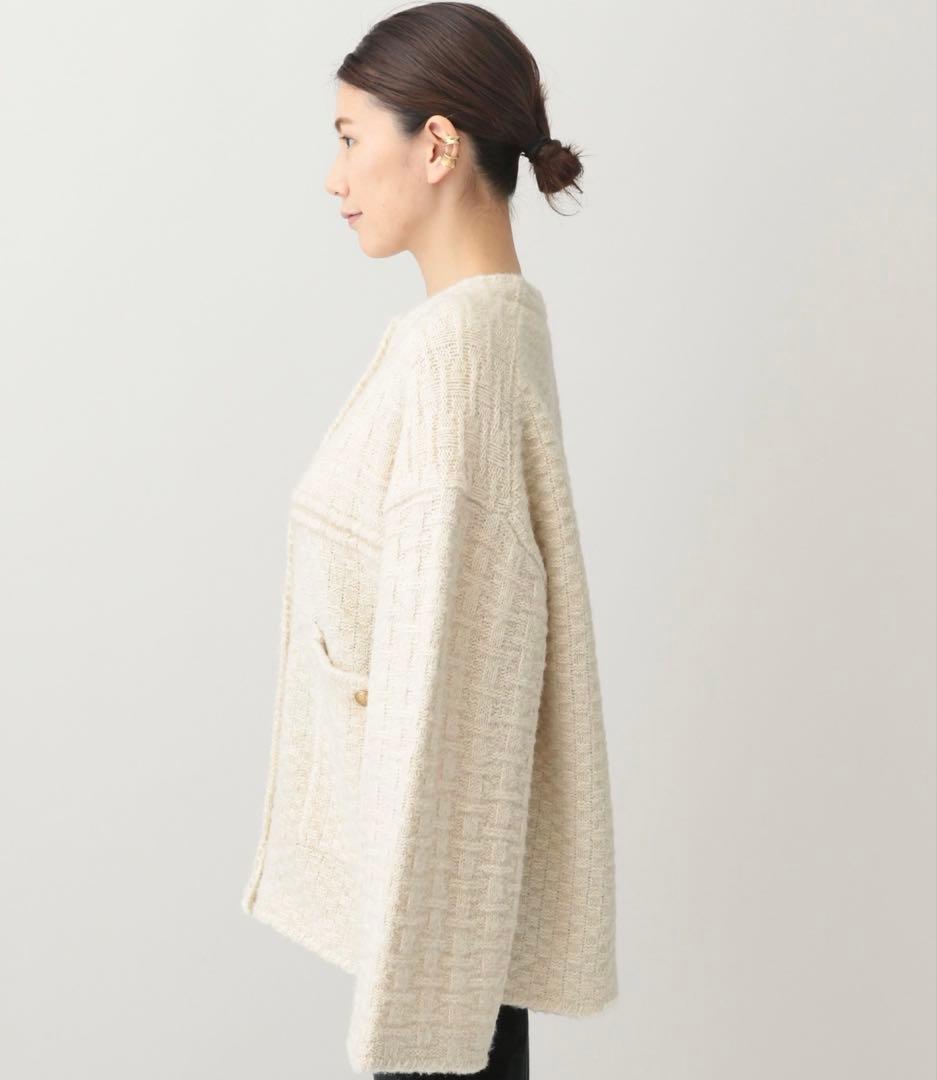Curensology✴︎レリーフジャガードカーディガン ✴︎¥37,400