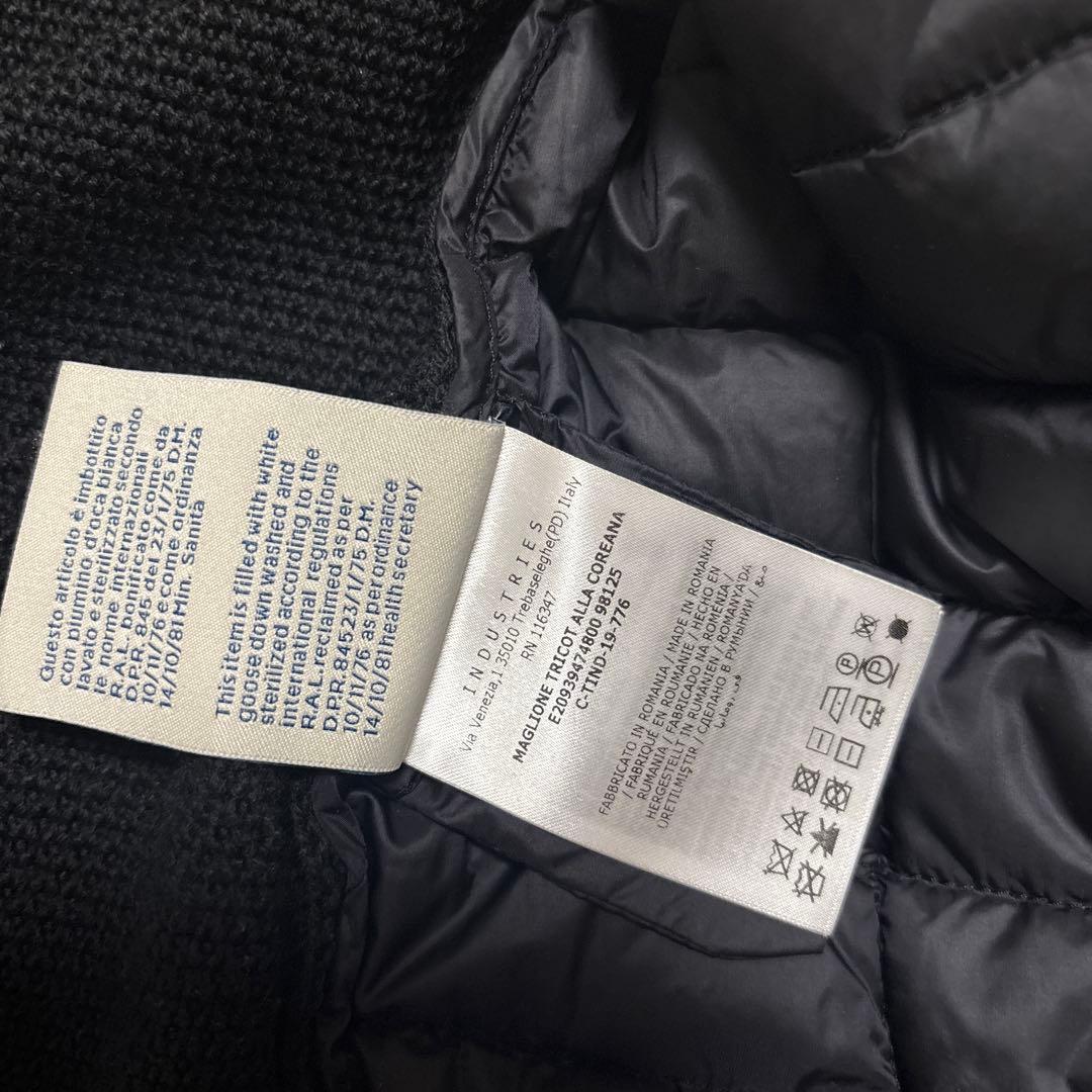 Moncler ブラック カーディガン 長袖