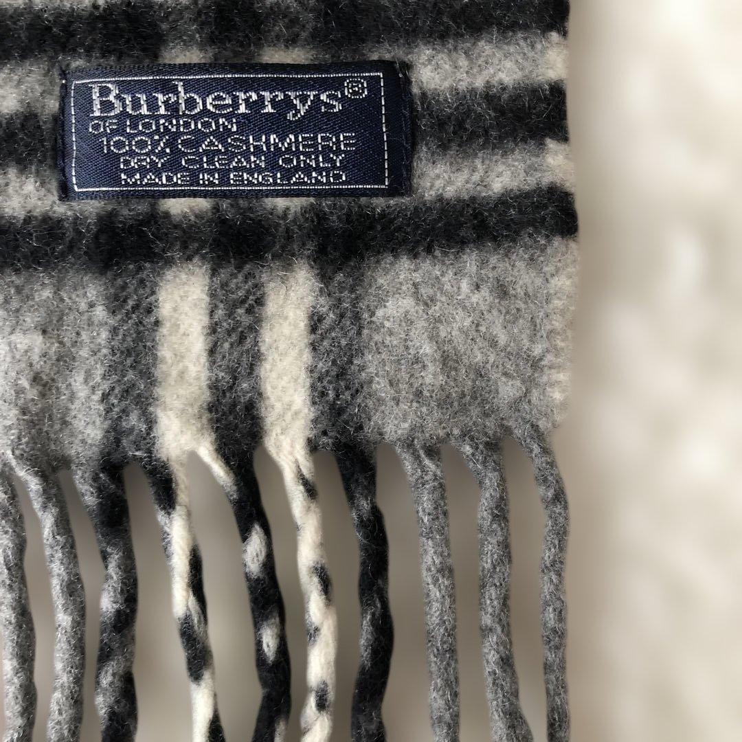 Burberry バーバリー　チェック柄マフラー 100%ウール　カシミア　防寒