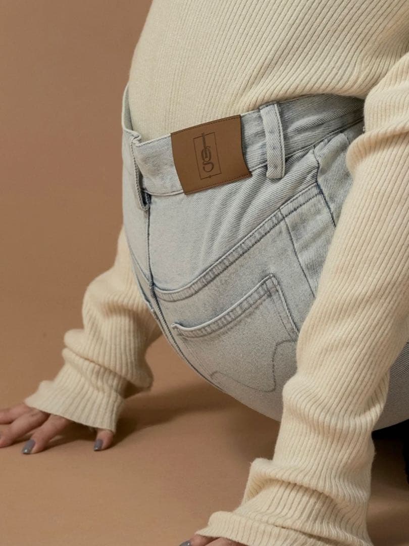 パンツ lawgy nuance wave lawgy patch denim
