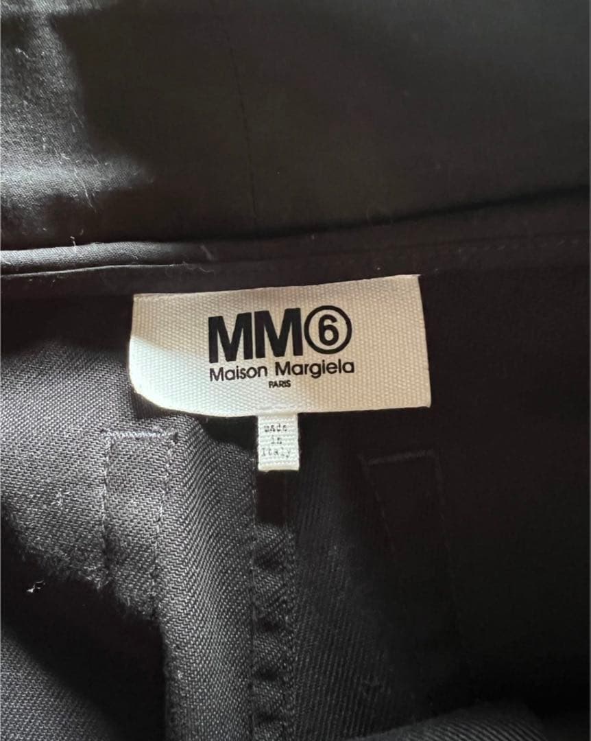 MM6 Maison Margielaマルジェラ　コットンブラックパンツ