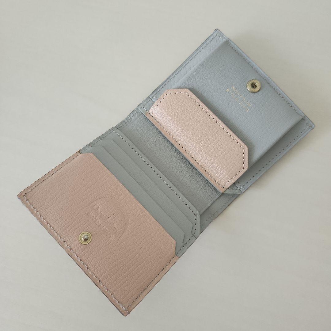 L'arcobaleno 二つ折り財布 グレー