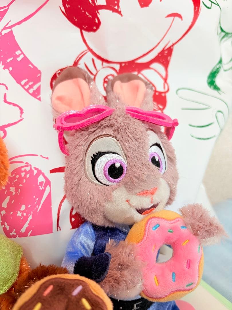 ディズニーストア ズートピアニック ジュディ ディズニー ペアぬいぐるみ