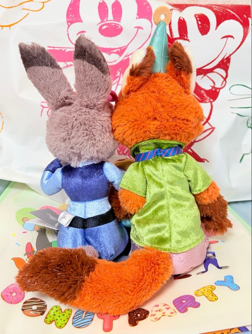 ディズニーストア ズートピアニック ジュディ ディズニー ペアぬいぐるみ