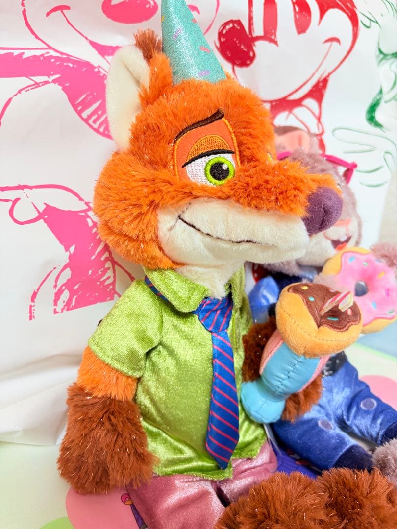 ディズニーストア ズートピアニック ジュディ ディズニー ペアぬいぐるみ