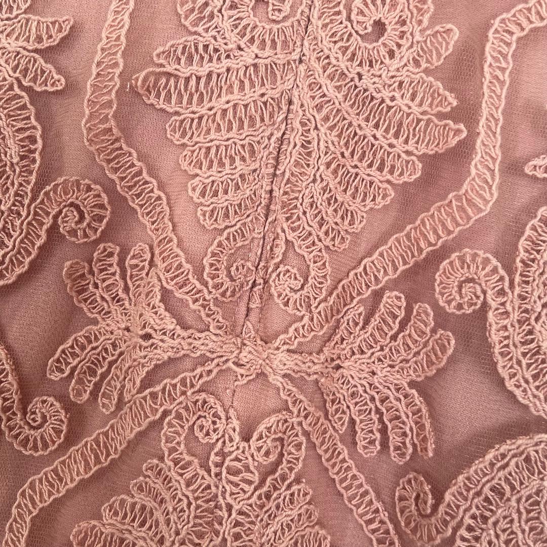 タダシショージ　tadashi shoji レース ワンピース ドレス ピンク