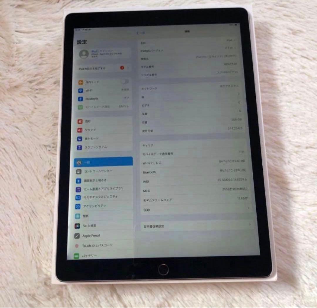 iPad Pro 第2世代 12.9インチ 256GB 美品❗️ 値段交渉可能‼️