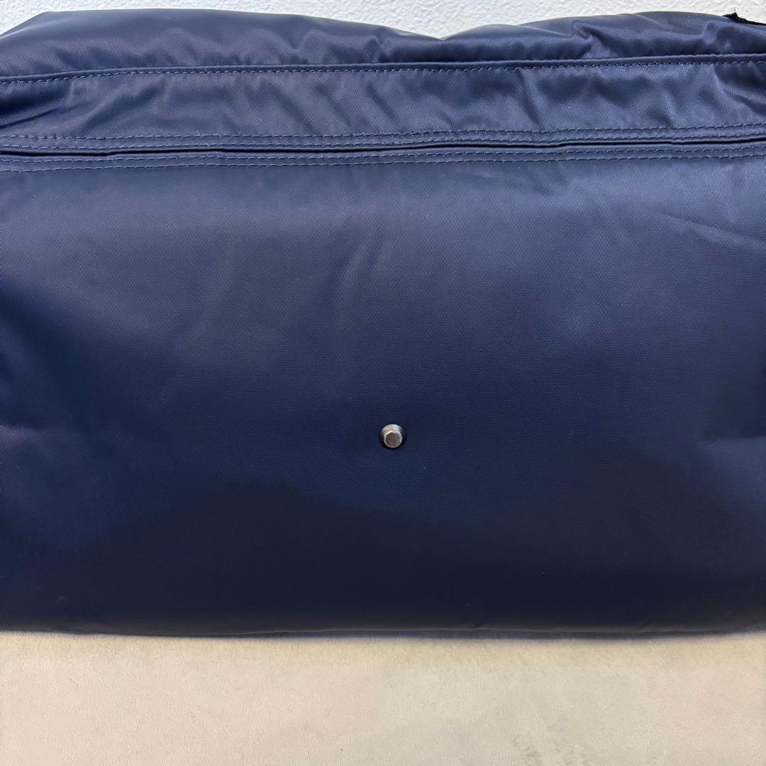 未使用級☆2way PORTER 吉田カバン ダッフルバッグネイビー紺革レザー