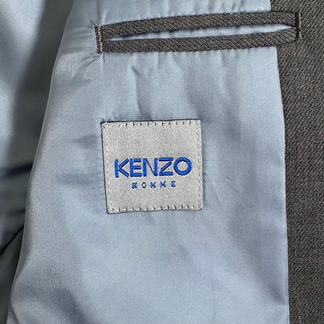 90s KENZO HOMME シングルテーラードジャケット グレー 日本製