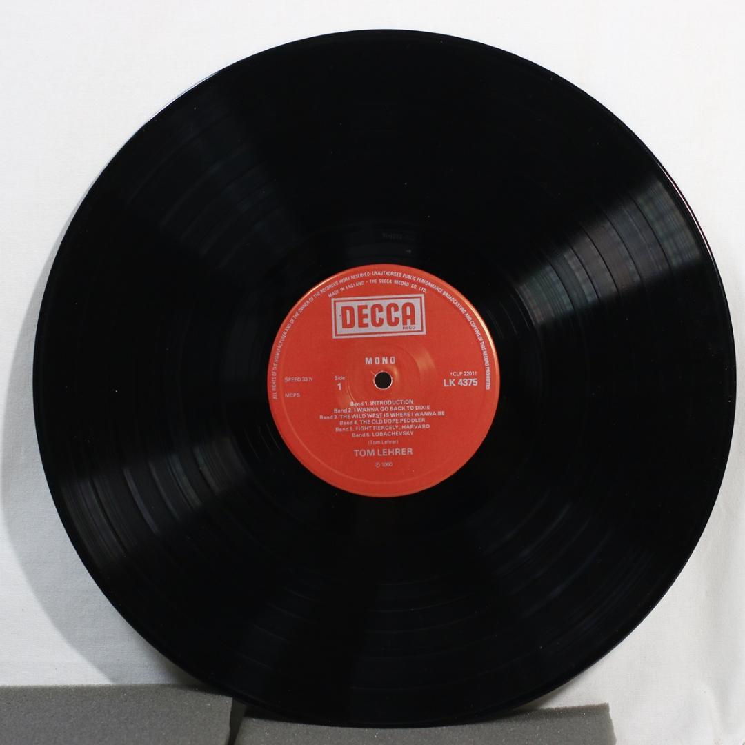 英LP Tom Lehrer Tom Revisited UK初回マト1A/1A