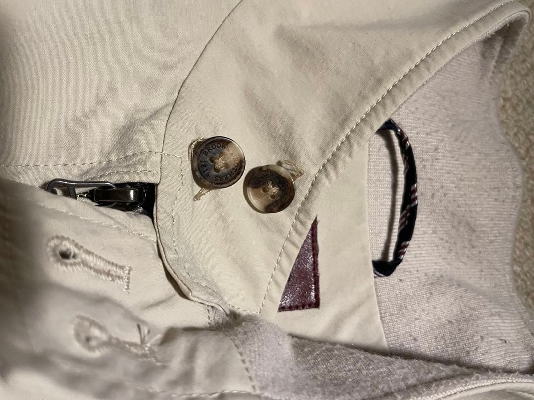 Brooks Brothers ハリントンジャケット S アイボリー