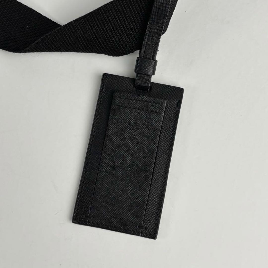 極美品 PRADA プラダ ボストンバッグ ナイロン×サフィアーノレザー