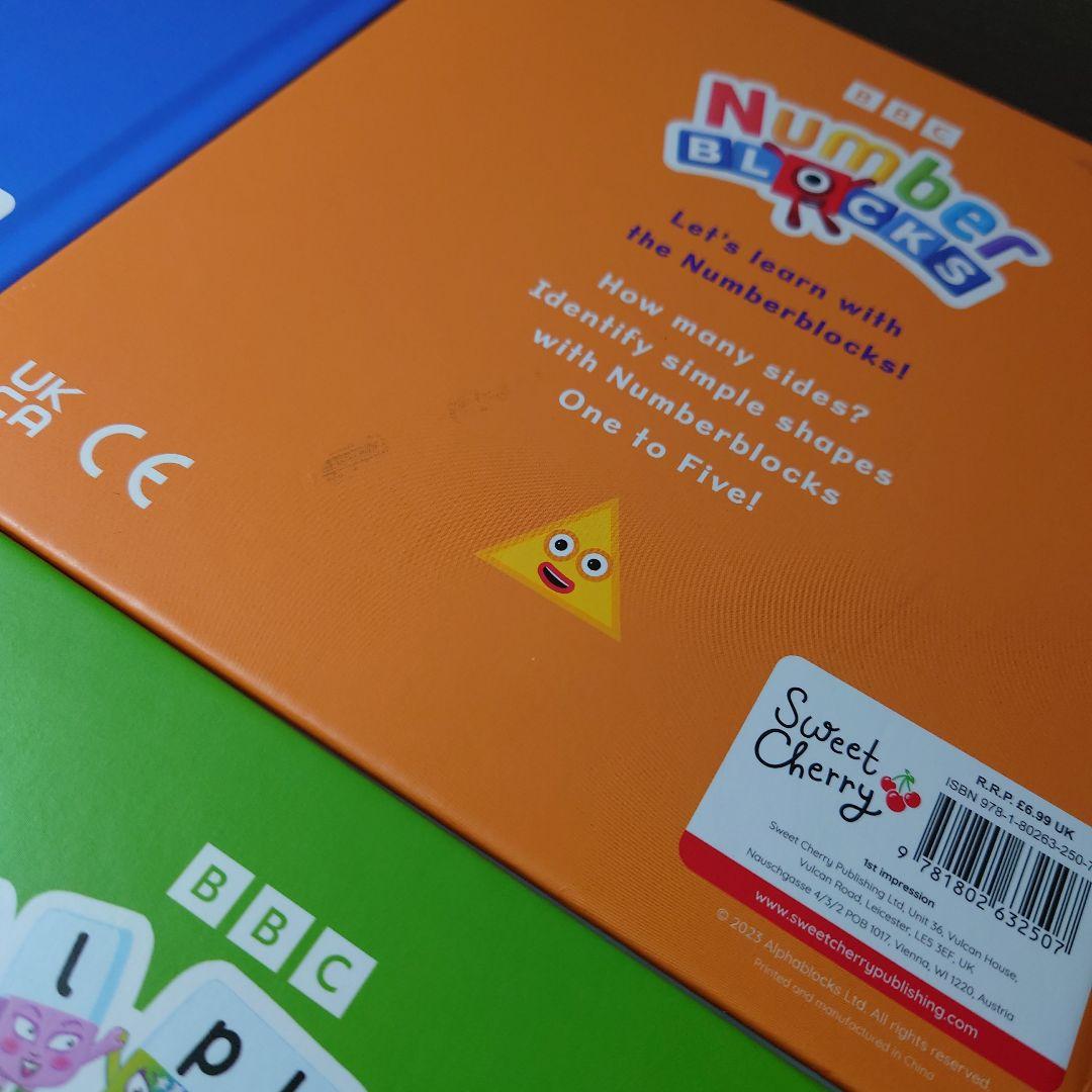 Numberblocks,Colourblocks,Alphablocks4冊