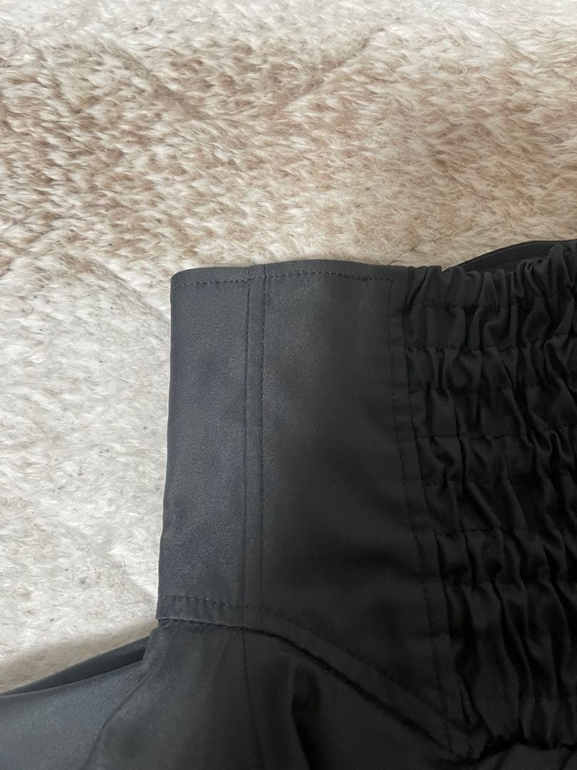 SNIDEL スナイデル　ペプラムベルトチュールスカート