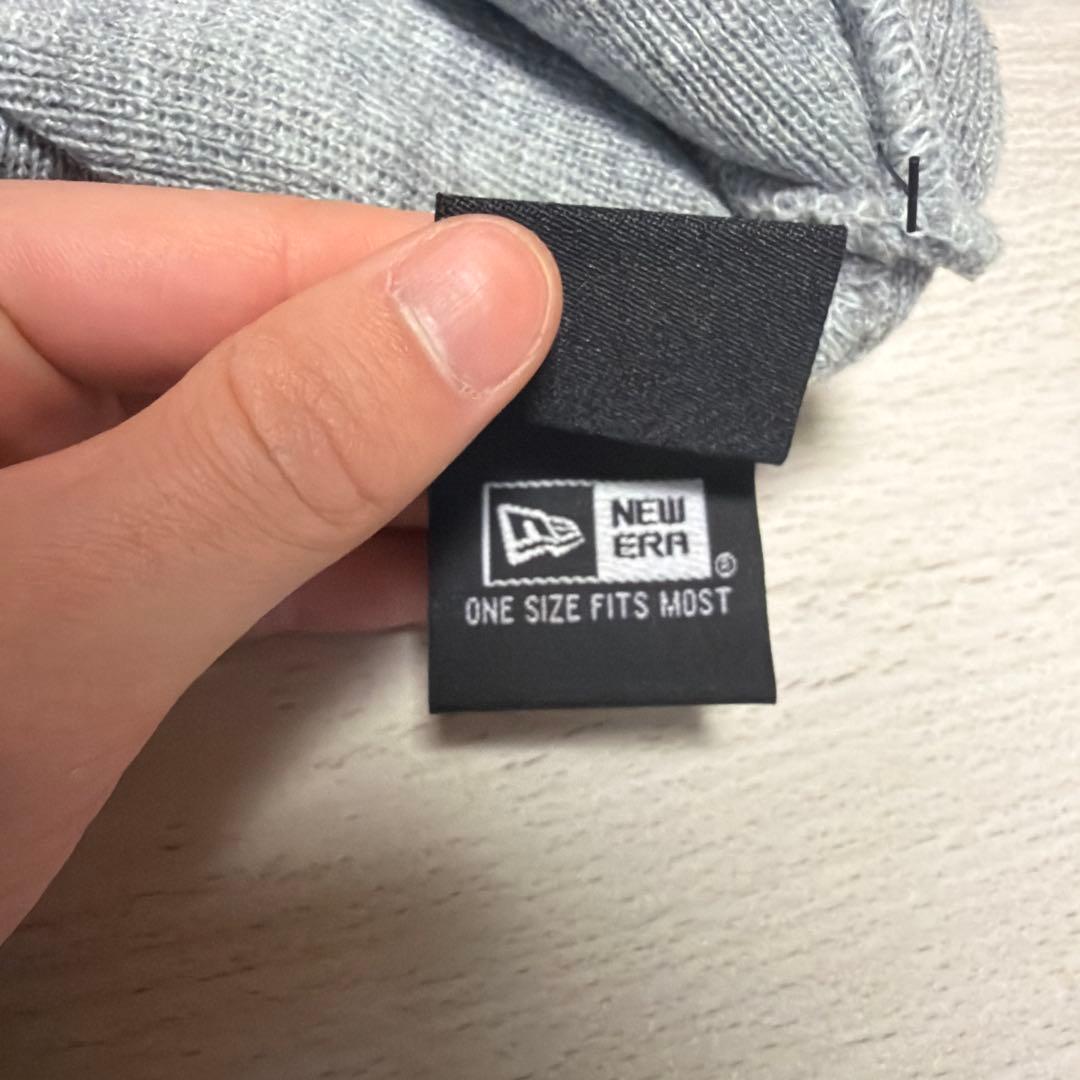 【新品未使用】Supreme ニット帽 グレー World Famous刺繍