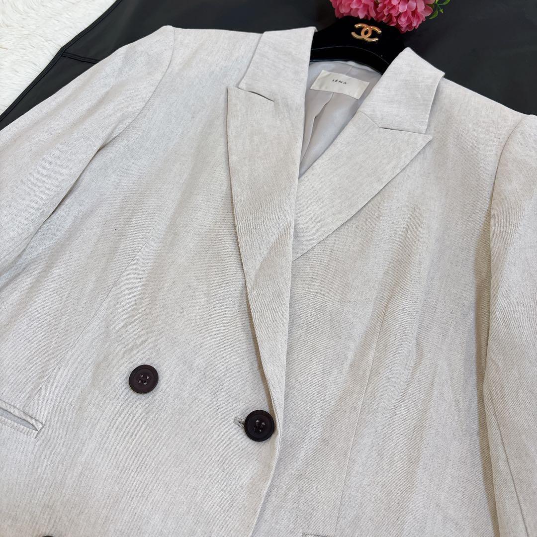 近年モデル☆イエナ LINEN COTTONストレッチジャケット