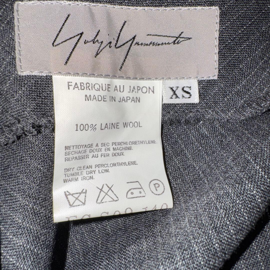 美品 90年代Yohji Yamamoto グレー ストライプ タイトスカート