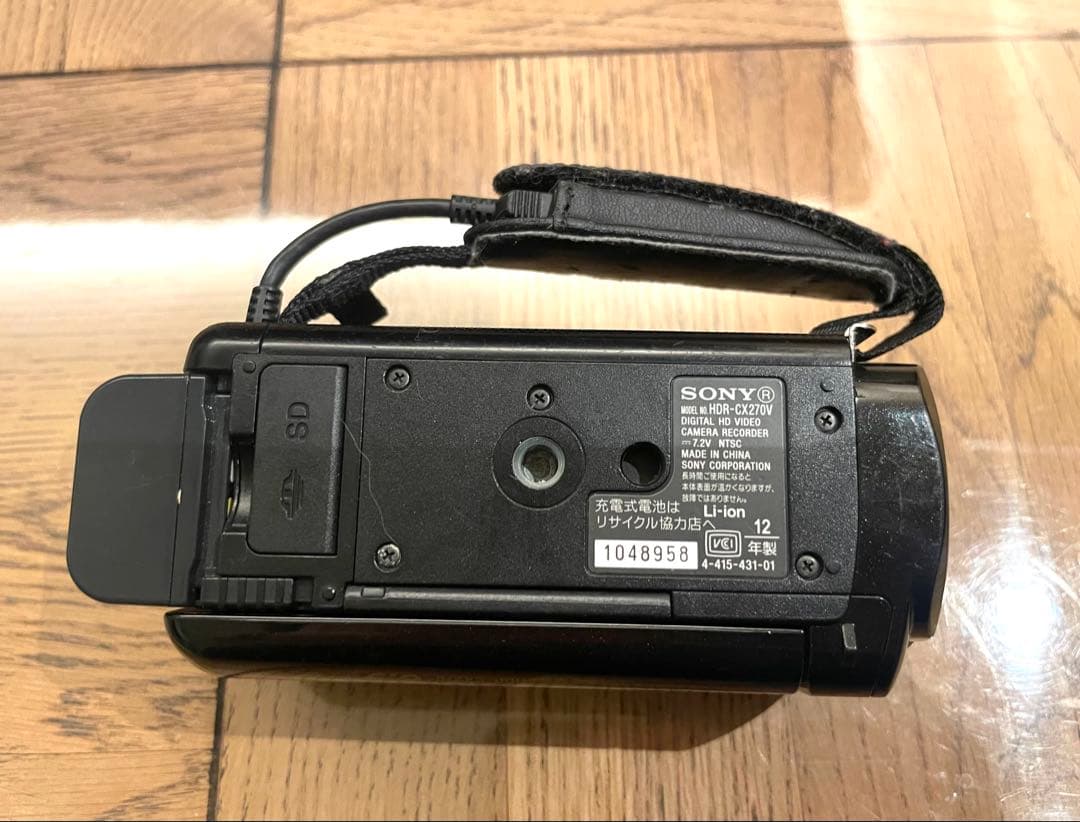 SONY ハンディカム 本体 ブラック　HDR-CX270V