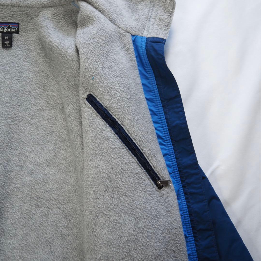 90s Patagonia シェルドシンチラ ブルー Mサイズ アメリカ製