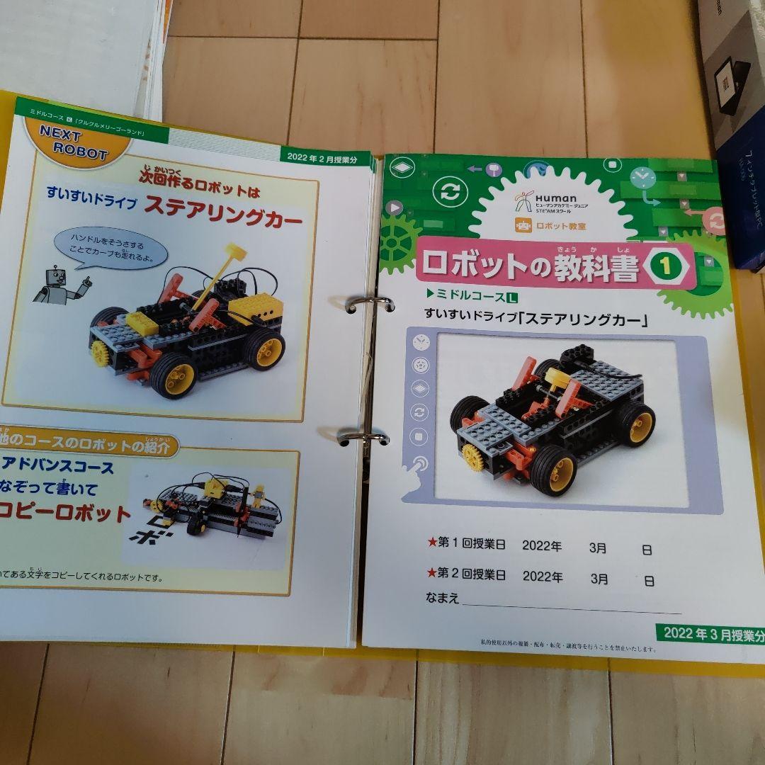 ヒューマンアカデミー　ロボット教室　ベーシック　ミドル　教材フルセット　３年分