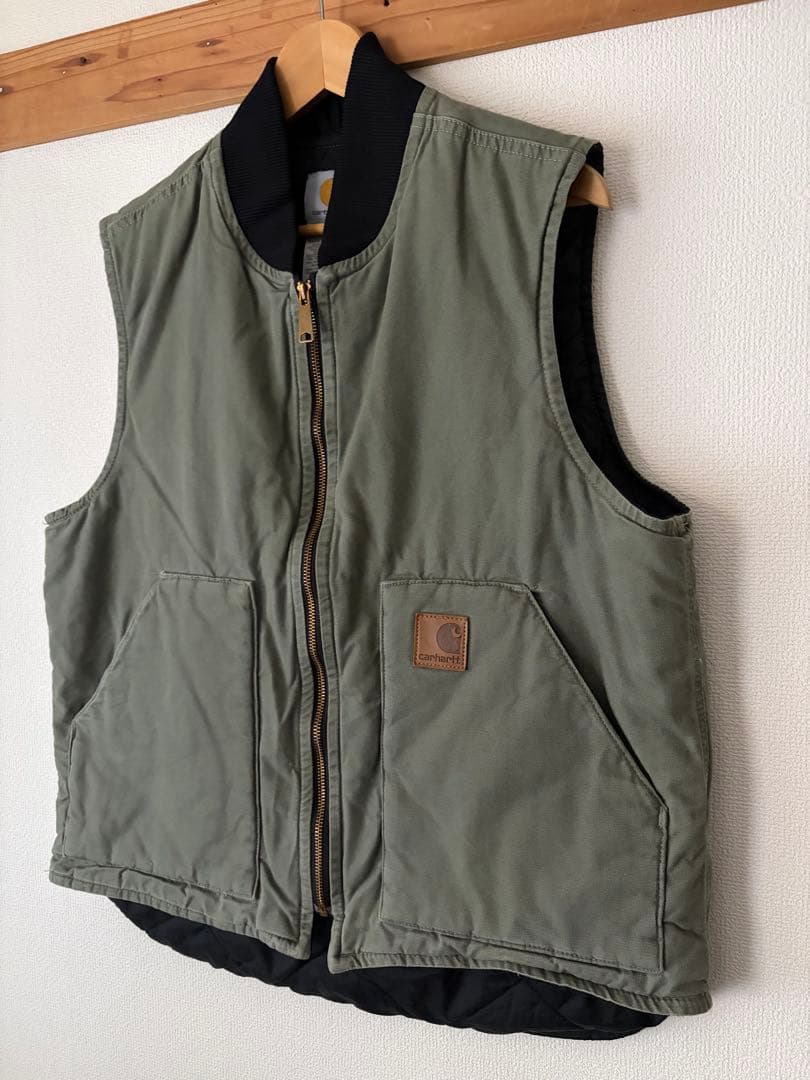 Carhartt ダックベストUSA製 カーハート ヴィンテージ L ダウン