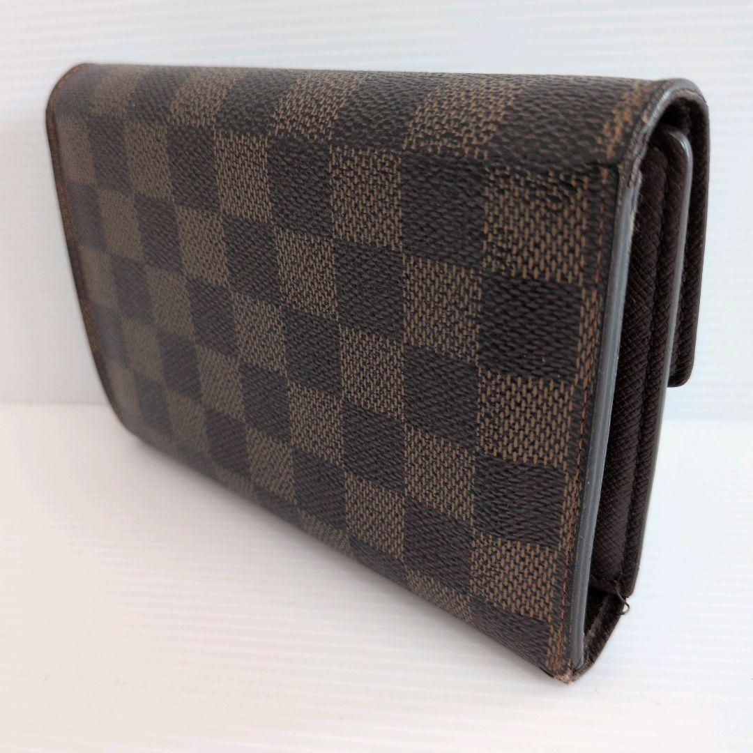 LOUIS VUITTON　ルイヴィトン　三つ折り財布　ダミエ　ポルトトレゾール