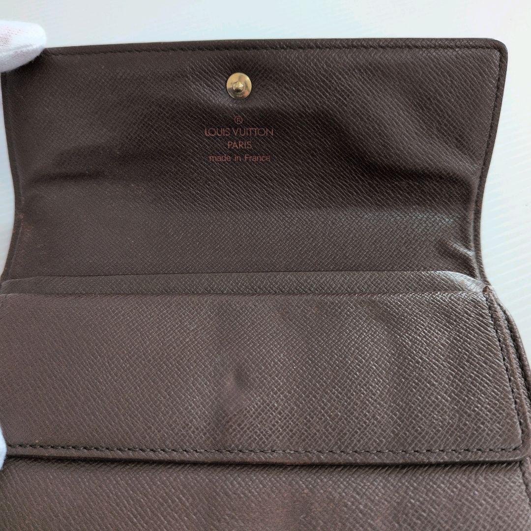 LOUIS VUITTON　ルイヴィトン　三つ折り財布　ダミエ　ポルトトレゾール