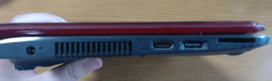 Windows7 TOSHIBA N510/06AR レッド 本体AC付
