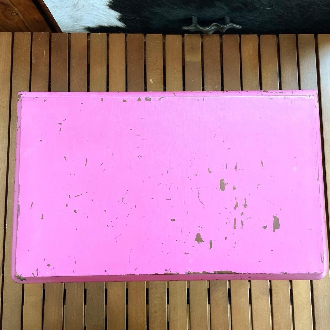 アンティーク ミニチェスト ピンク