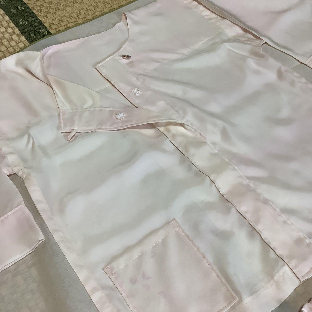 長襦袢反物から仕立てたシルクパジャマ　⑩