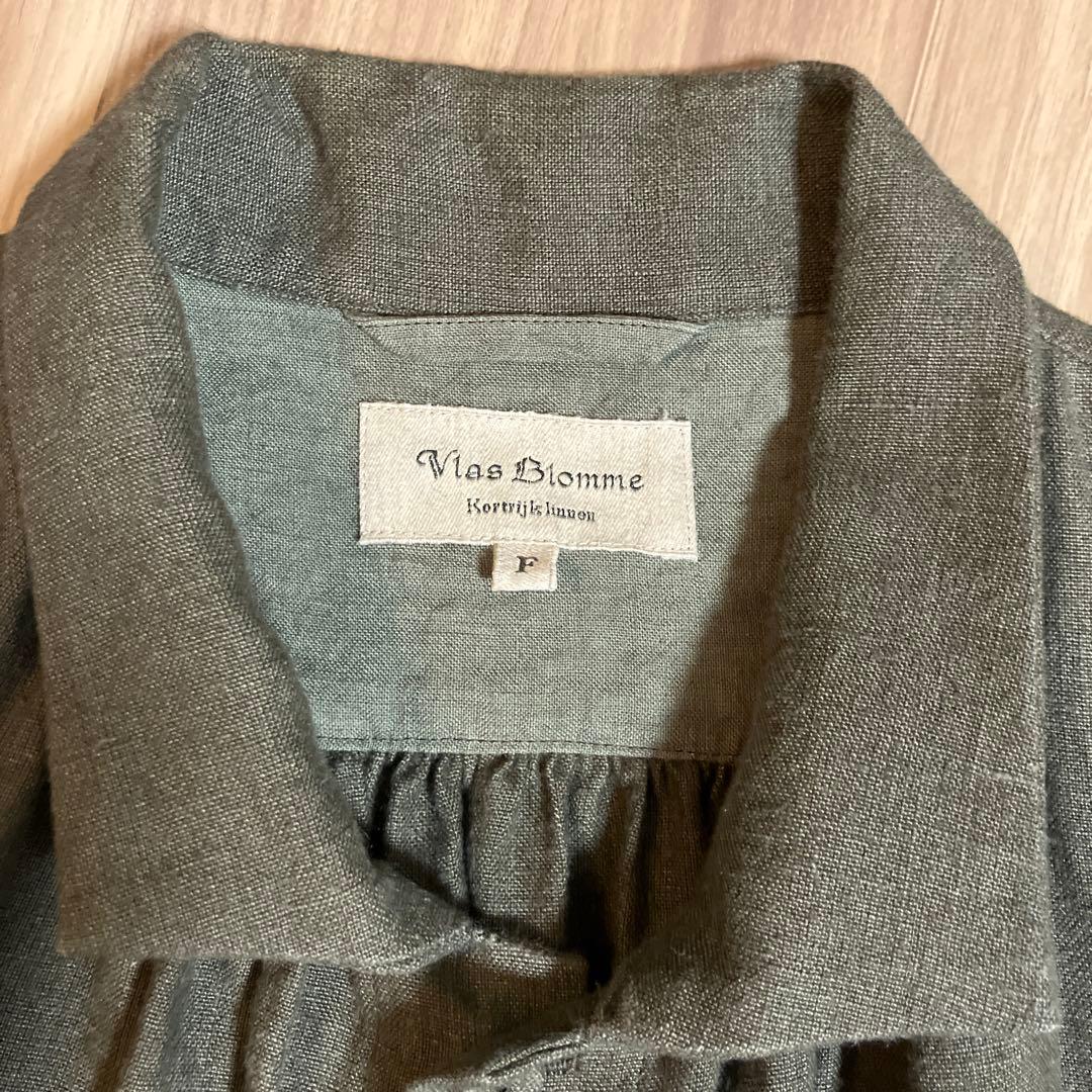Vlas Blomme Brushed Lineヴラスブラム コートワンピース