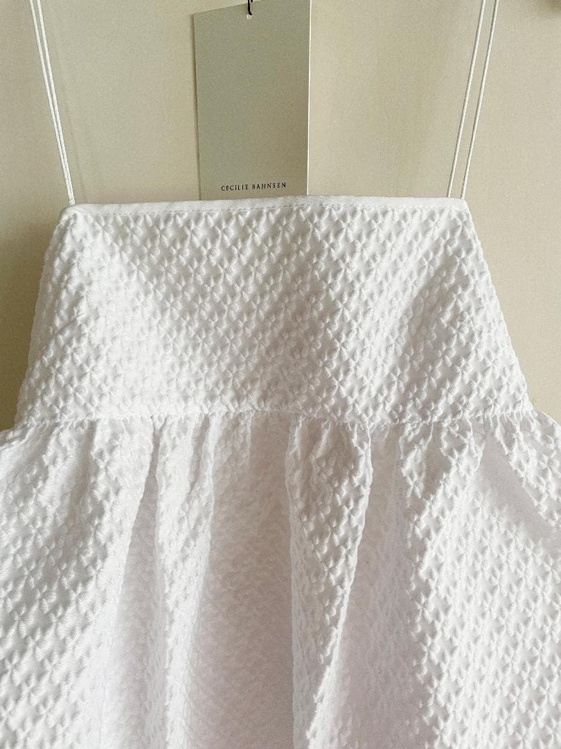 cecilie bahnsen セシリーバンセン selena top　キャミ白