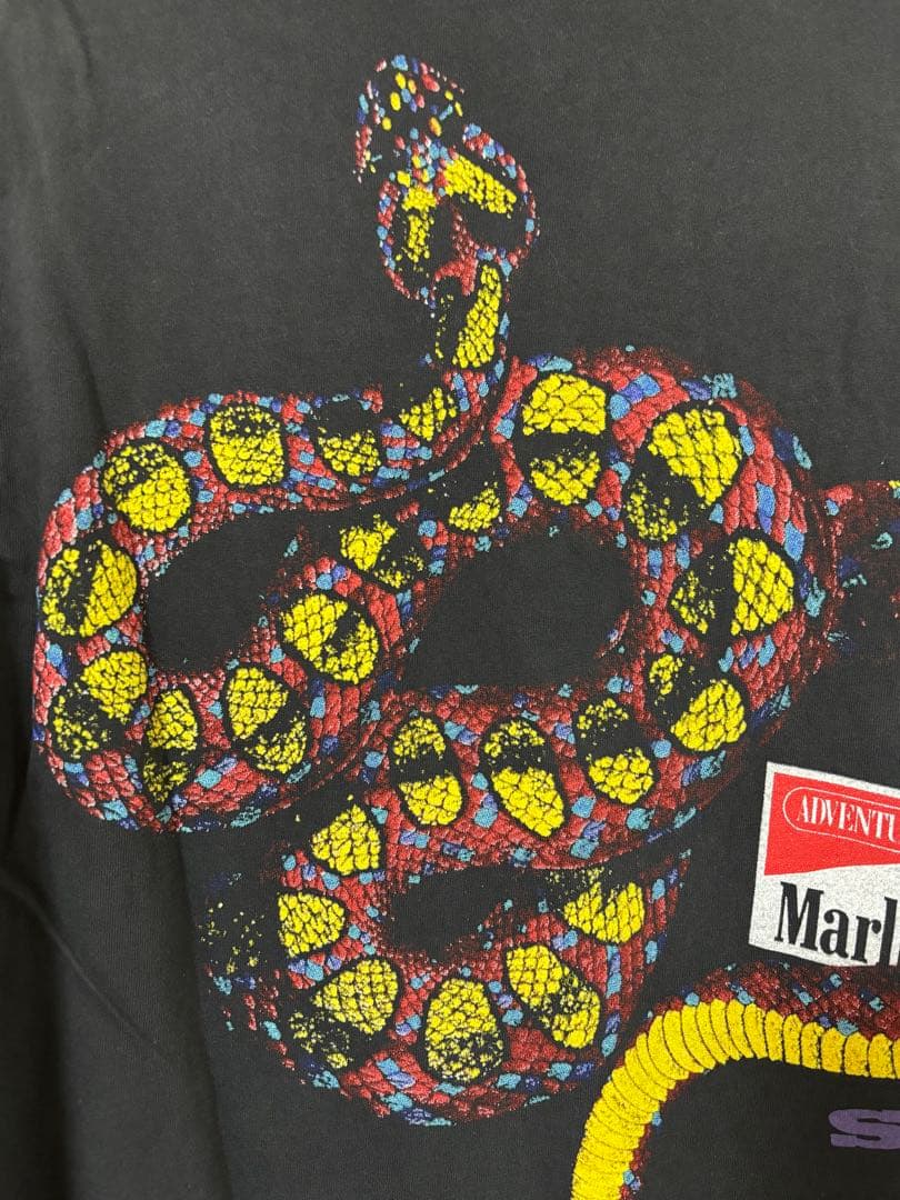 マルボロ スネークパス Tシャツ ブラック 黒 XL USA製