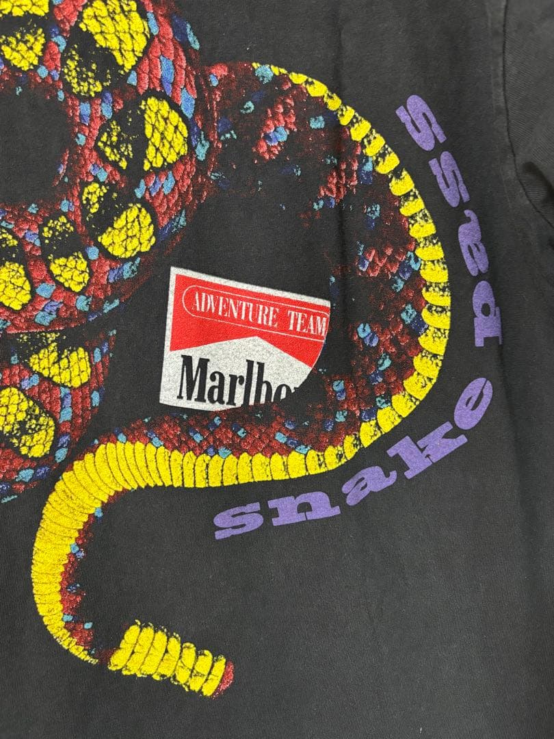 マルボロ スネークパス Tシャツ ブラック 黒 XL USA製