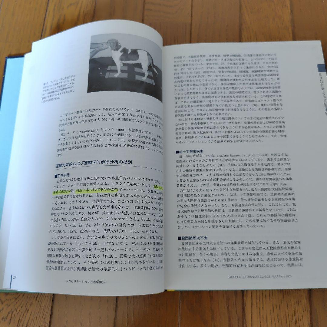 サンダースベテリナリークリニクスシリーズ リハビリテーションと理学療法