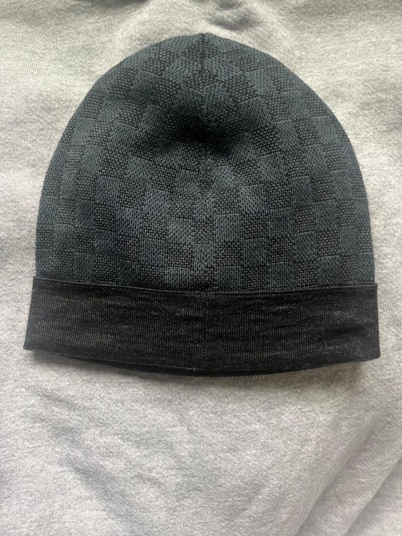 Louis Vuitton チェック柄ニット帽