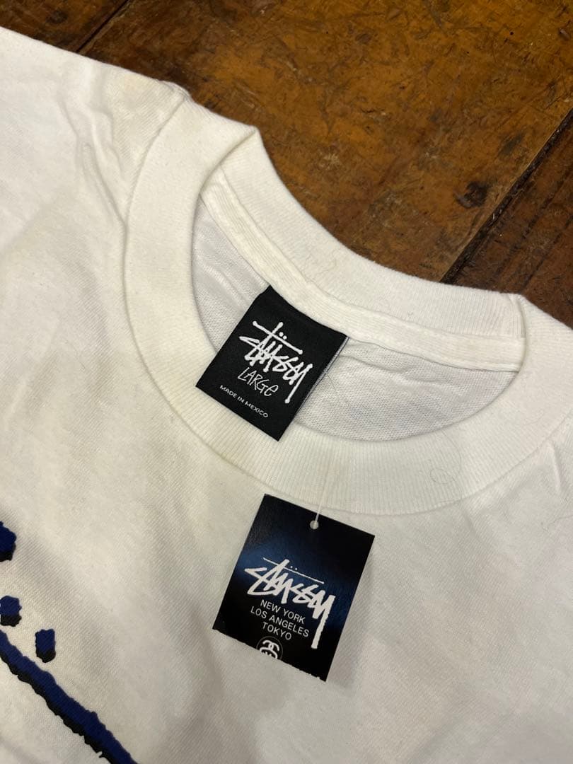 STUSSY ステューシー ×中日ドラゴンズ Tee White Tシャツ