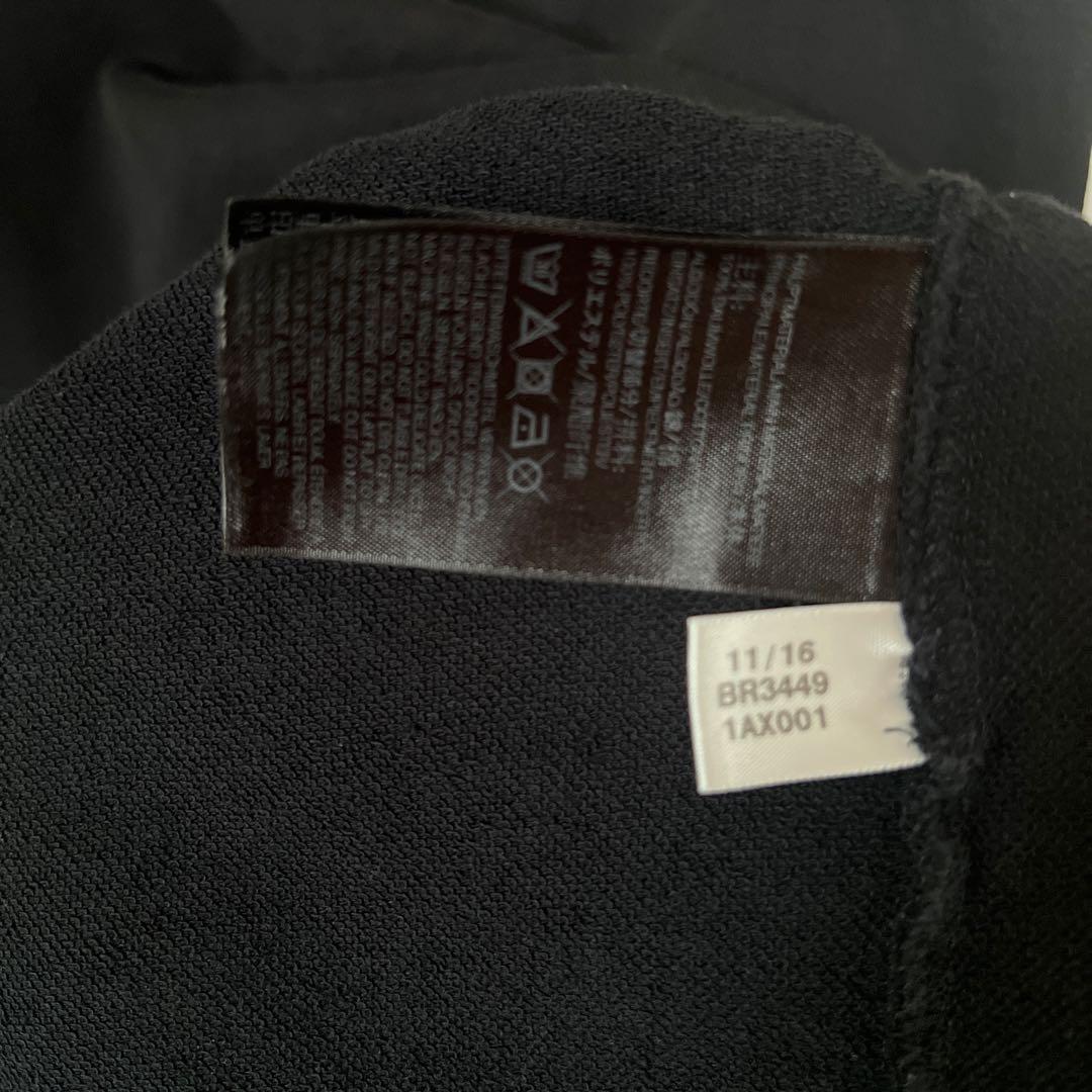 Y-3 ブラック 折紙フリル付きTシャツ フリーサイズ
