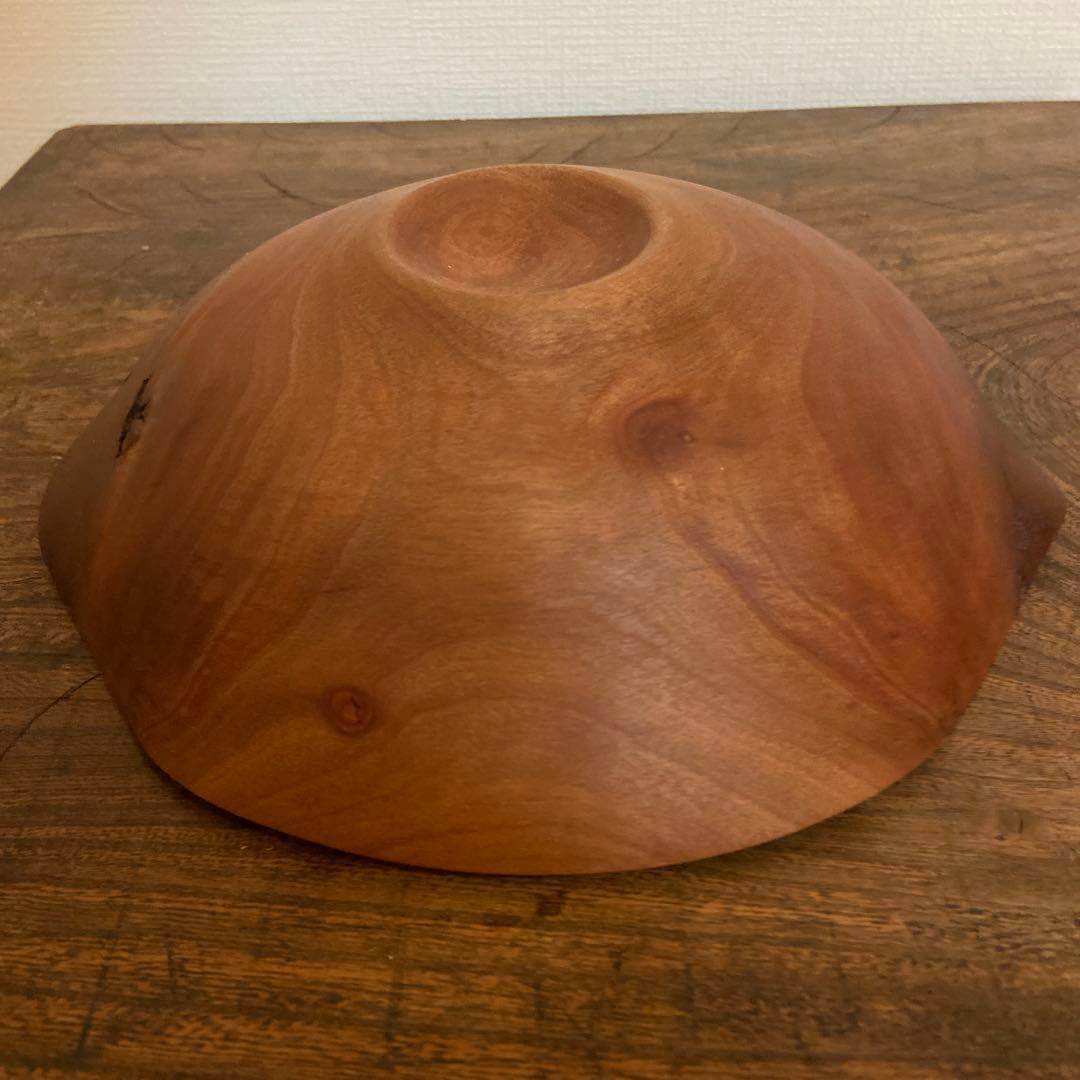 K*様 雨晴 個展購入｜木工作家 藤本健 アカギ ウッドボウル｜一点物・希少作