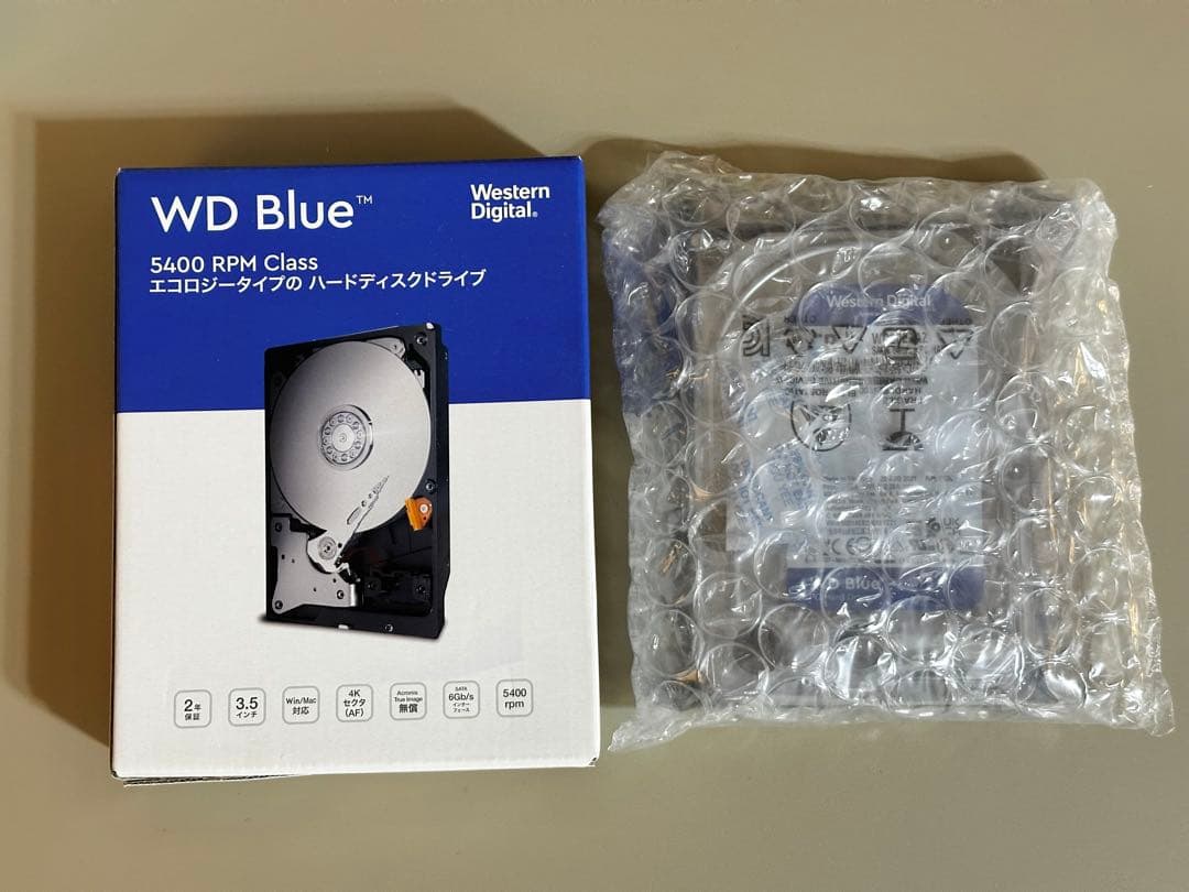 WD Blue 6TB HDD WD60EZAZ-RT 5570時間
