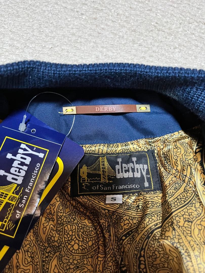 新品 ネイビー ダービーオブサンフランシスコ S ダービージャケットキムタク