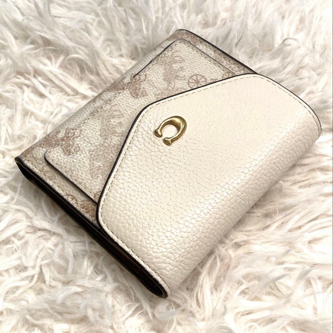 【美品】COACH スモール ウォレット ウィズ ホース アンド キャリッジ