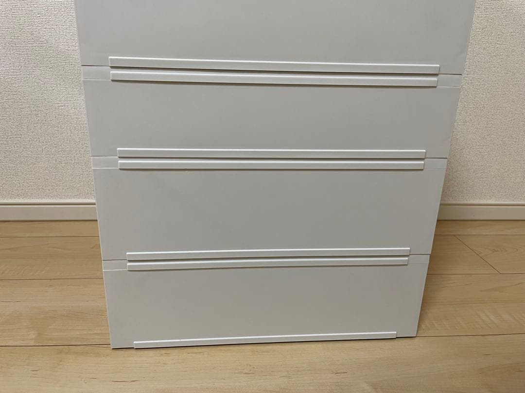 無印良品　ポリプロピレンケース引出式・横ワイド　ポリプロピレンデスク内整理トレー